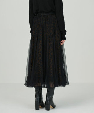 GRACE CONTINENTAL チュールバルーンスカート ブラック