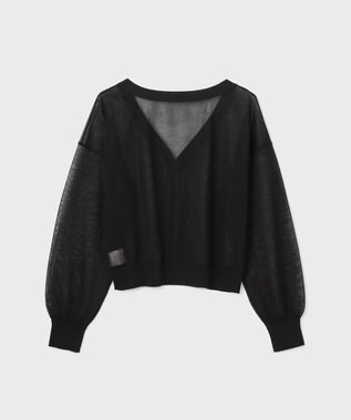 【極美品】24ssグレースコンチネンタル シアーフリルニットカーディガン 36 シアーフリルニットカーディガン / GRACE CONTINENTAL | GRACE