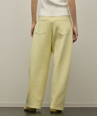 GRACE CONTINENTAL コンビドロストデニムパンツ イエロー