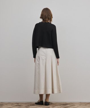 GRACE CONTINENTAL ブレードツイードニットジャケット ブラック