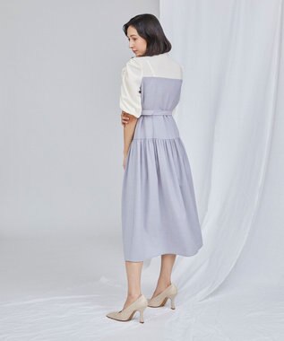 オンライン限定】バイカラーシャツワンピース / GRACE オンライン限定】バイカラーシャツワンピース / GRACE