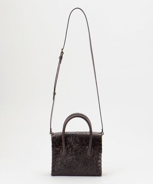 Mini RS Handbag, ダークブラウン, F