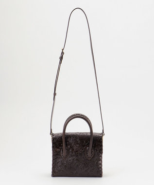 GRACE CONTINENTAL Mini RS Handbag ダークブラウン