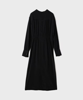 GRACE CONTINENTAL シルクデシンドレープワンピース ブラック
