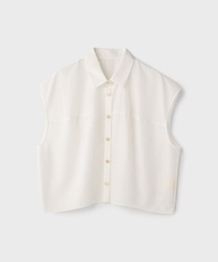 GRACE CONTINENTAL シアードルマントップ ホワイト