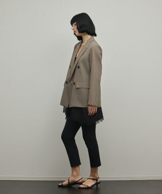 GRACE CONTINENTAL シアーウールジャケット カーキ