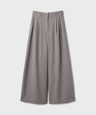 GRACE CONTINENTAL タックワイドパンツ グレー