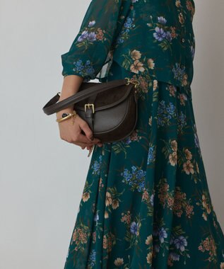 GRACE CONTINENTAL BIANCHINI スウェードバッグ ブラウン