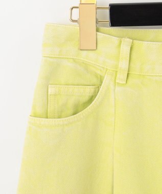 GRACE CONTINENTAL ワイドコクーンデニムパンツ イエロー