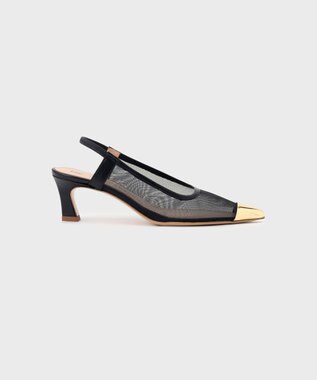 GRACE CONTINENTAL FABIO RUSCONI メッシュヒール ブラック