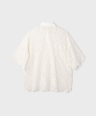 GRACE CONTINENTAL レースコンビシャツ ホワイト