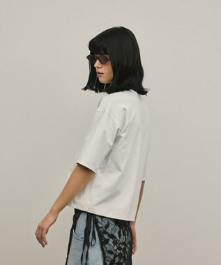 GRACE CONTINENTAL レイヤードロゴＴシャツ ホワイト