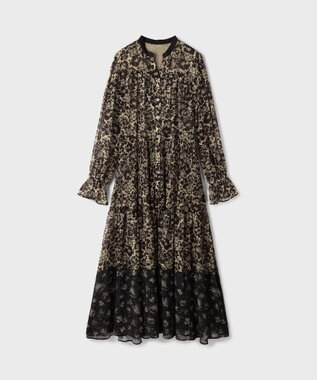 GRACE CONTINENTAL アーバンボタニカルワンピース ブラウン