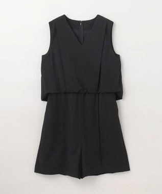 GRACE CONTINENTAL ショートサロペット ブラック