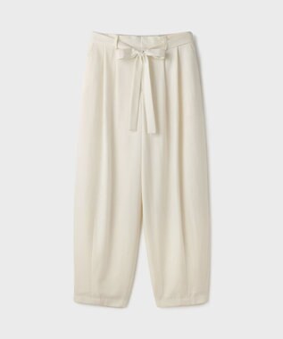 GRACE CONTINENTAL ウールワイドレッグパンツ キナリ