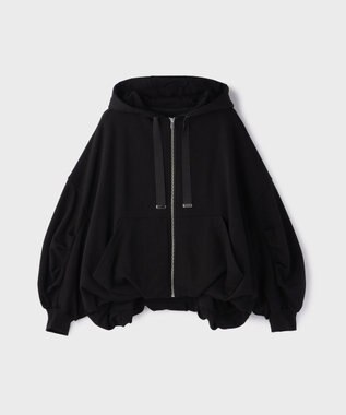 GRACE CONTINENTAL バル－ン裏毛パ－カ－ ブラック