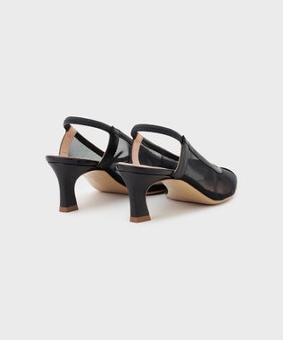 GRACE CONTINENTAL FABIO RUSCONI メッシュヒール ブラック