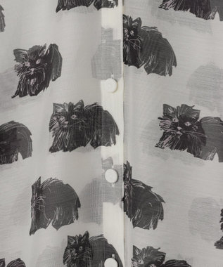 GRACE CONTINENTAL シアーCatブラウス キナリ