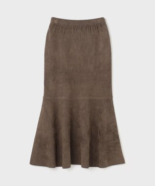 GRACE CONTINENTAL モールニットスカート ブラウン