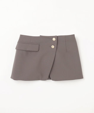 GRACE CONTINENTAL レイヤードペンシルスカート グレー