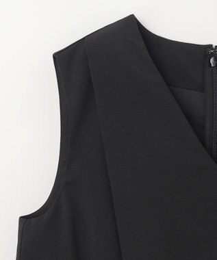 GRACE CONTINENTAL ショートサロペット ブラック