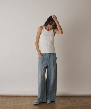 GRACE CONTINENTAL テレコカットトップ ホワイト