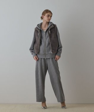 GRACE CONTINENTAL ルーズパーカー グレー