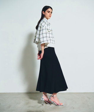 GRACE CONTINENTAL トリアセニットマーメイドスカート ブラック