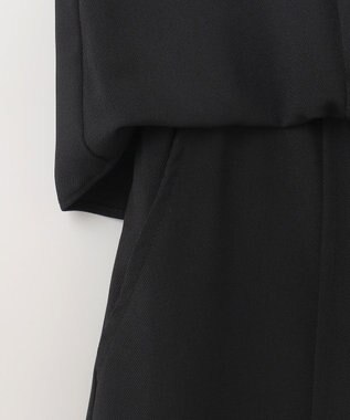 GRACE CONTINENTAL ショートサロペット ブラック