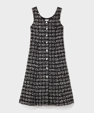 GRACE CONTINENTAL TweedDress ブラック