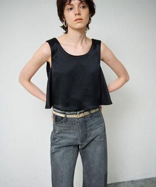 GRACE CONTINENTAL LEFIJE メタリックベルト ゴールド