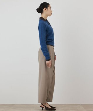 GRACE CONTINENTAL アルパカポロニットトップ ブルー