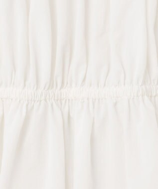 GRACE CONTINENTAL ギャザータフタブルゾン ホワイト