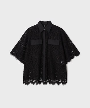 GRACE CONTINENTAL レースコンビシャツ ブラック