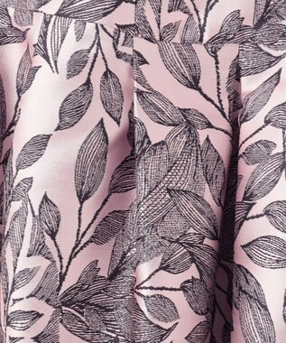 GRACE CONTINENTAL ボタニカルジャガードスカート ピンク