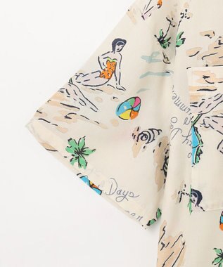 GRACE CONTINENTAL リゾートプリントシャツ キナリ