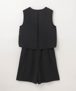 GRACE CONTINENTAL ショートサロペット ブラック