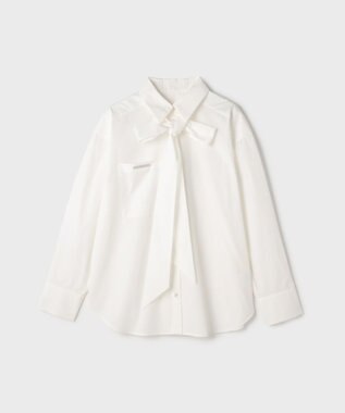GRACE CONTINENTAL ボウタイマルチwayシャツ ホワイト