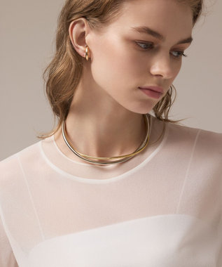 GRACE CONTINENTAL ダブルメタルチョーカー マルチ