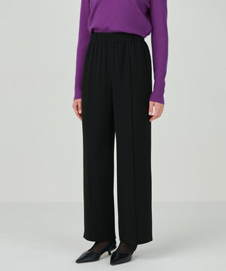 GRACE CONTINENTAL トリアセワイドイージーパンツ ブラック