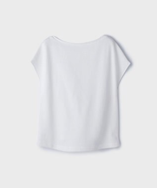 GRACE CONTINENTAL ハートプリント裏毛トップ ホワイト