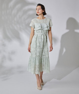 レースコンビティアードワンピース Grace Continental Grace Continental グレースコンチネンタル 通販 レースコンビティアードワンピース Grace Continental Grace Continental グレースコンチネンタル 通販