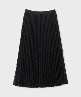 GRACE CONTINENTAL レースプリーツスカート ブラック