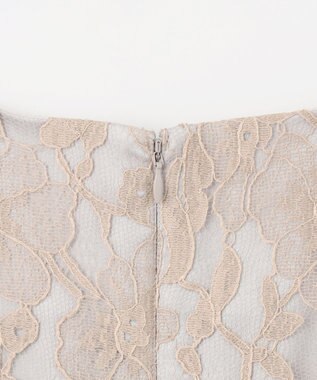 GRACE CONTINENTAL リバーレースタックドレス ベージュ