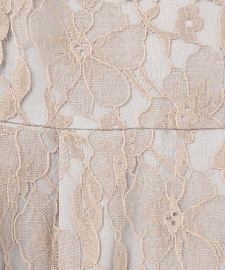 GRACE CONTINENTAL リバーレースタックドレス ベージュ