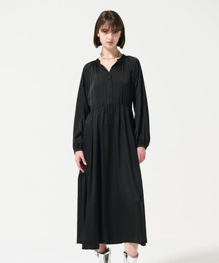 GRACE CONTINENTAL シルキーカフタンワンピース ブラック