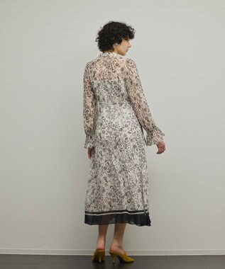 GRACE CONTINENTAL ドロストティアードフレアワンピース キナリ