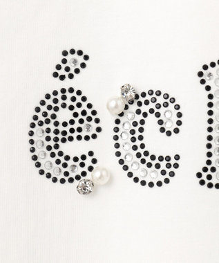 GRACE CONTINENTAL ラメロゴTee ホワイト