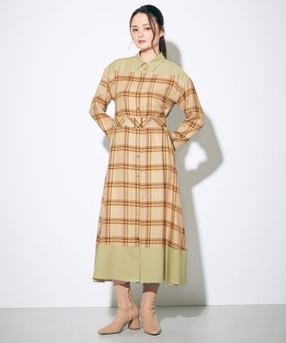 チェックコンビワンピース Grace Continental Grace Continental グレースコンチネンタル 通販 チェックコンビワンピース Grace Continental Grace Continental グレースコンチネンタル 通販
