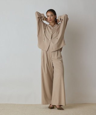 GRACE CONTINENTAL ドルマンフ－ディシャツ ベージュ